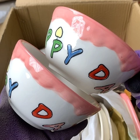 盘陶瓷制品满25拼单发货默认微瑕