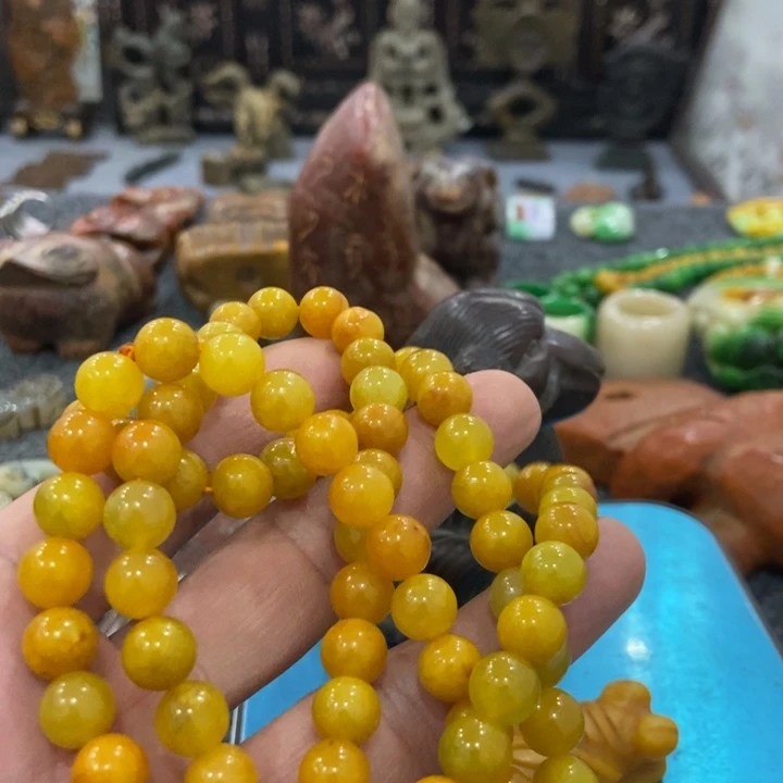 白玉菩提吊坠摆件