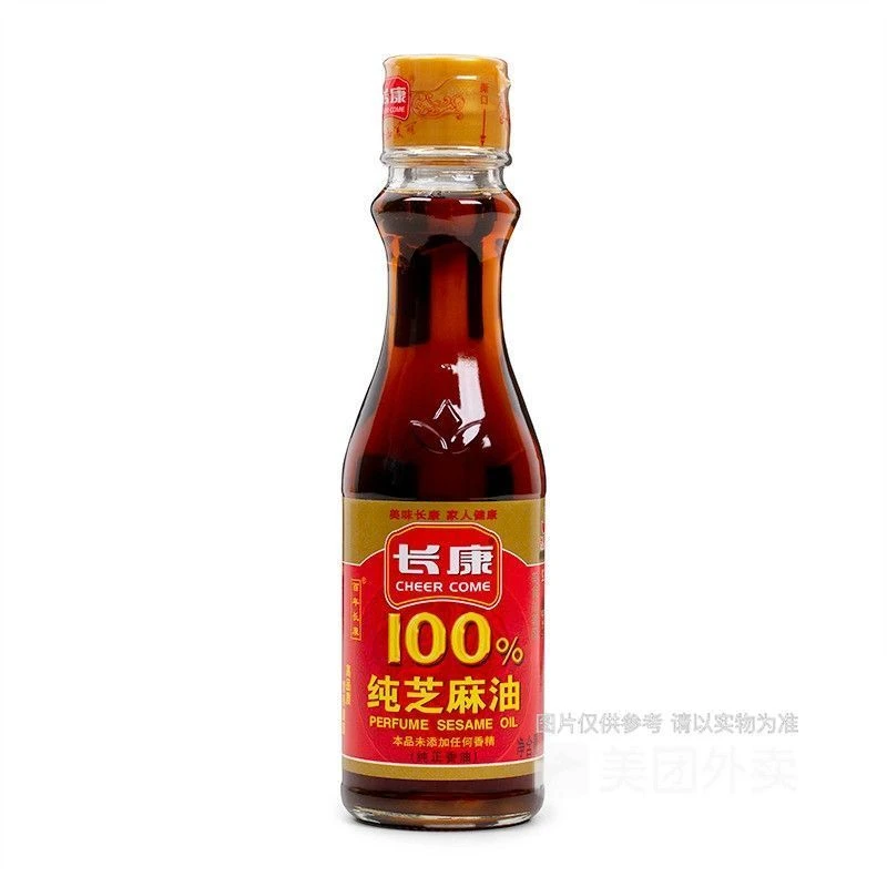 长康 100%芝麻油 200ml／瓶