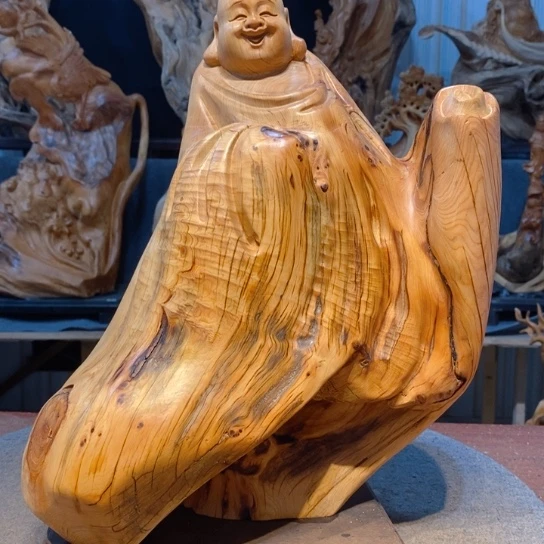 柏木（崖柏）根雕摆件