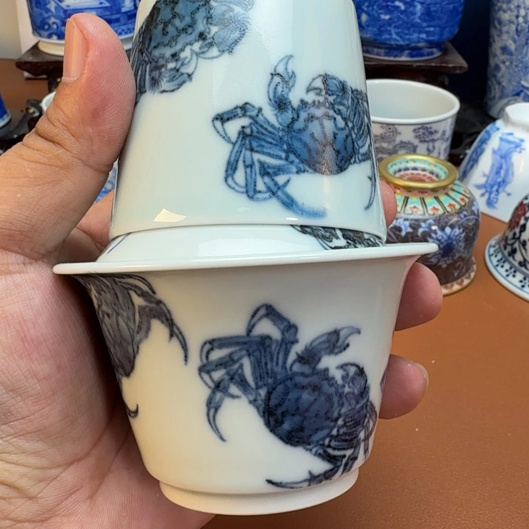 杯子景德镇全手工手绘陶瓷