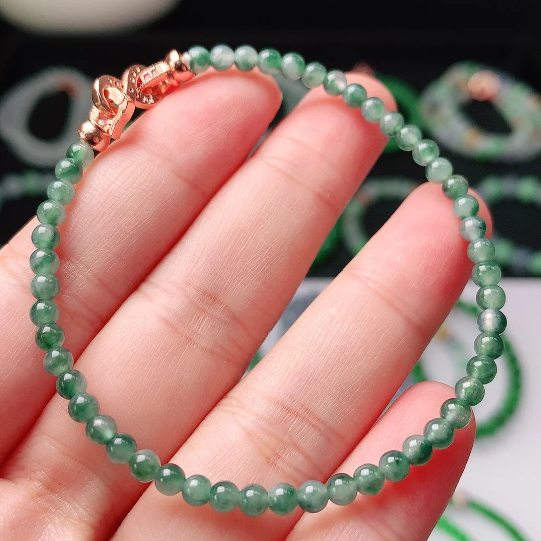 未镶嵌手链翡翠翡翠