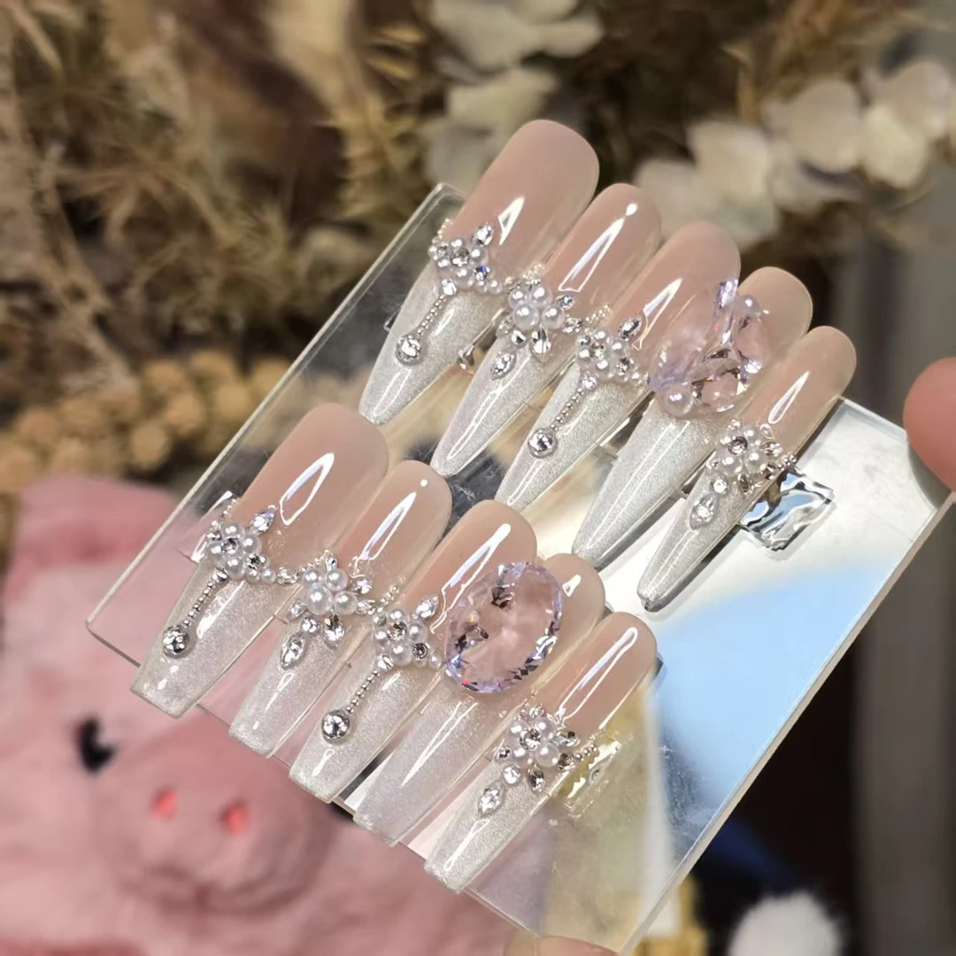 一见倾心丶(锆石)珠宝级丶霸榜某书评测丶手工穿戴甲