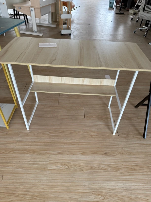 100厘米简易H桌枫樱木色