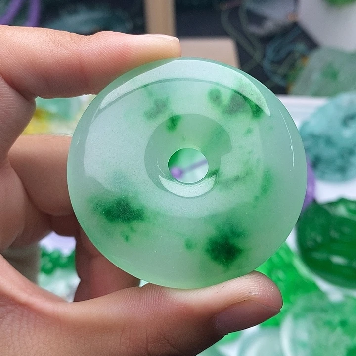 翡翠未镶嵌颈饰所见即所得 153