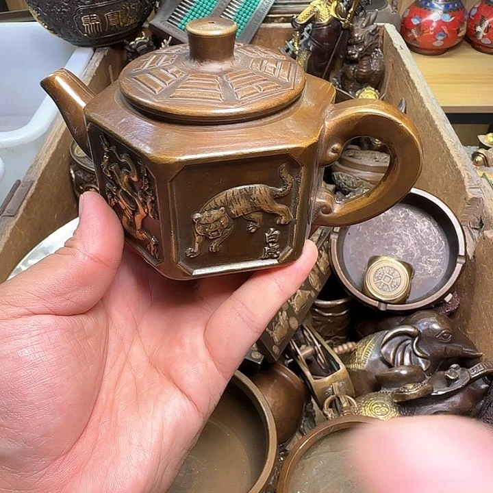 铜器办公室茶室摆件