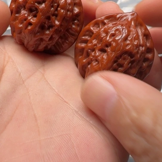 加***茶文玩核桃吊坠公子帽090