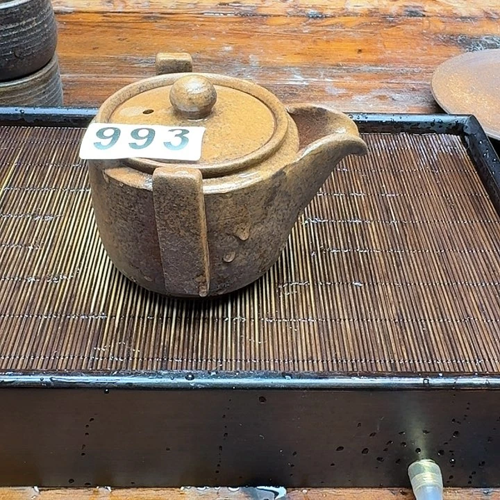 纯手工制作粗陶茶具
