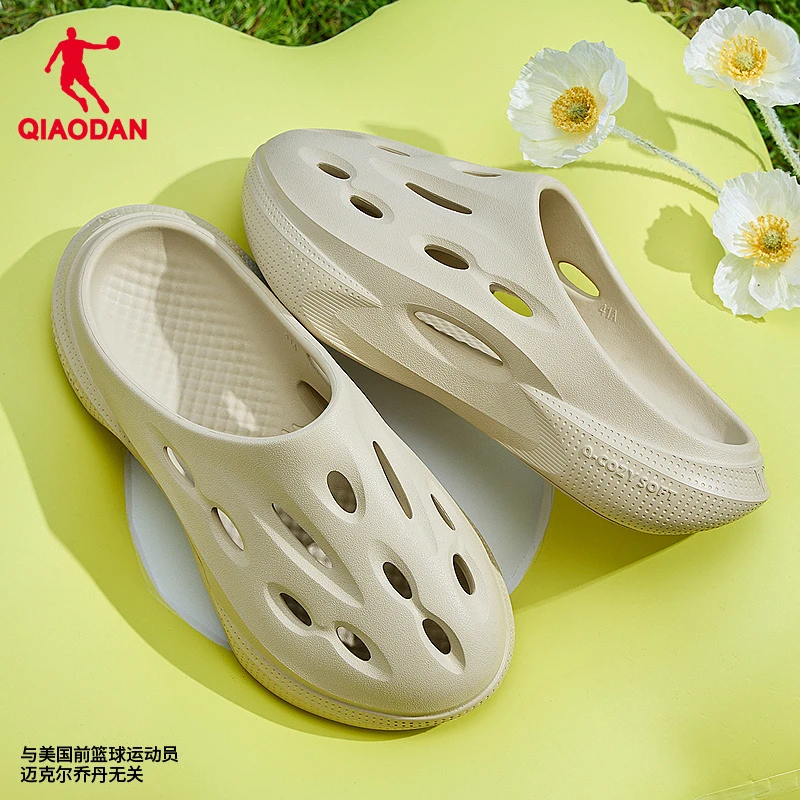 乔丹毒牙洞洞鞋1.0|拖鞋男女2025夏季透气拖鞋沙滩鞋高能感