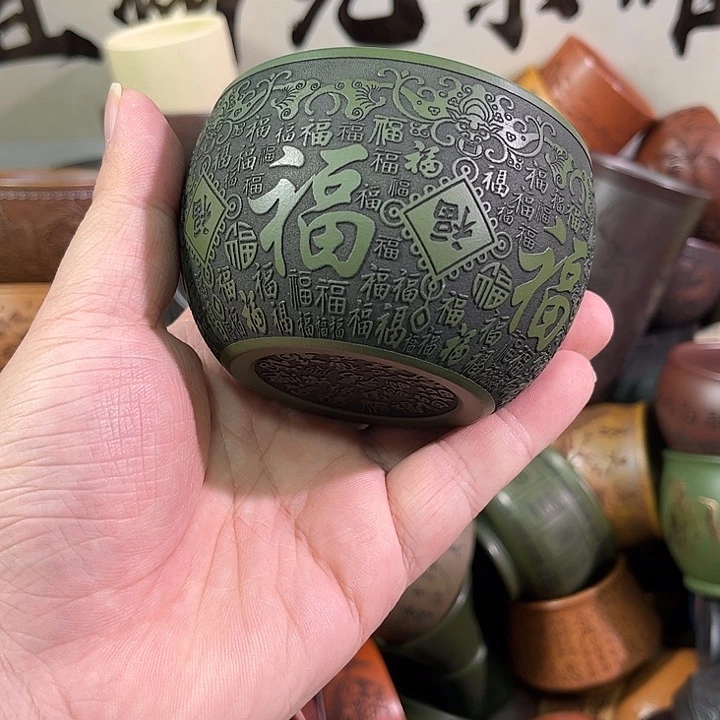 茶杯紫砂全手工紫砂主人杯