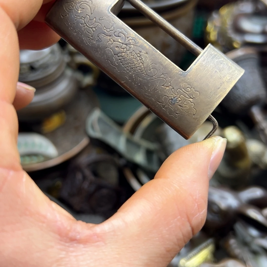 铜摆件欢迎欢迎你