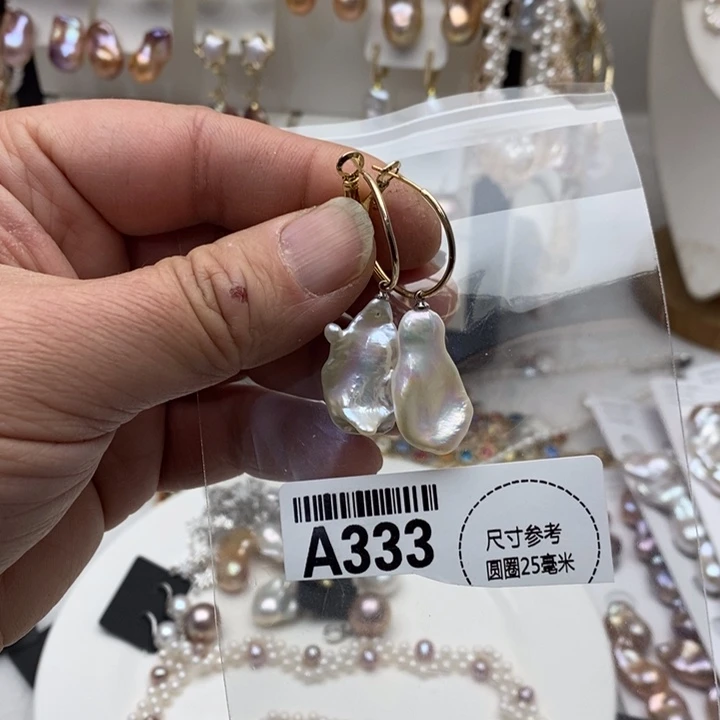 项链合金淡水珍珠333