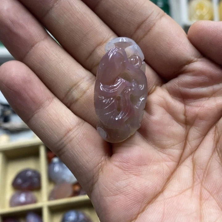 玛瑙/玉髓吊坠(不含链)未镶嵌