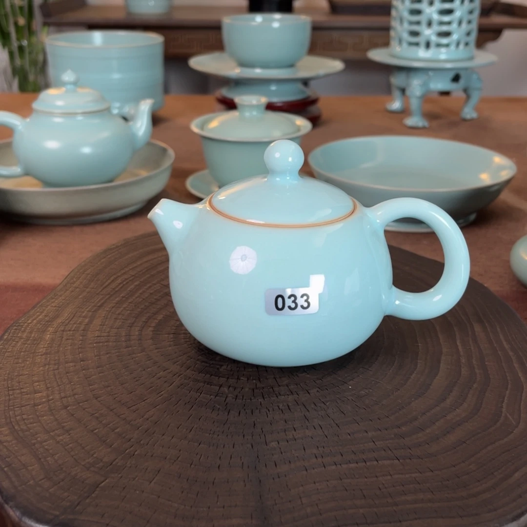 微瑕033原矿汝官窑作品