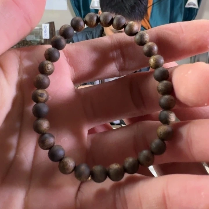 沉香沉香碎屑奇楠沉香6mm单圈 2.5g+