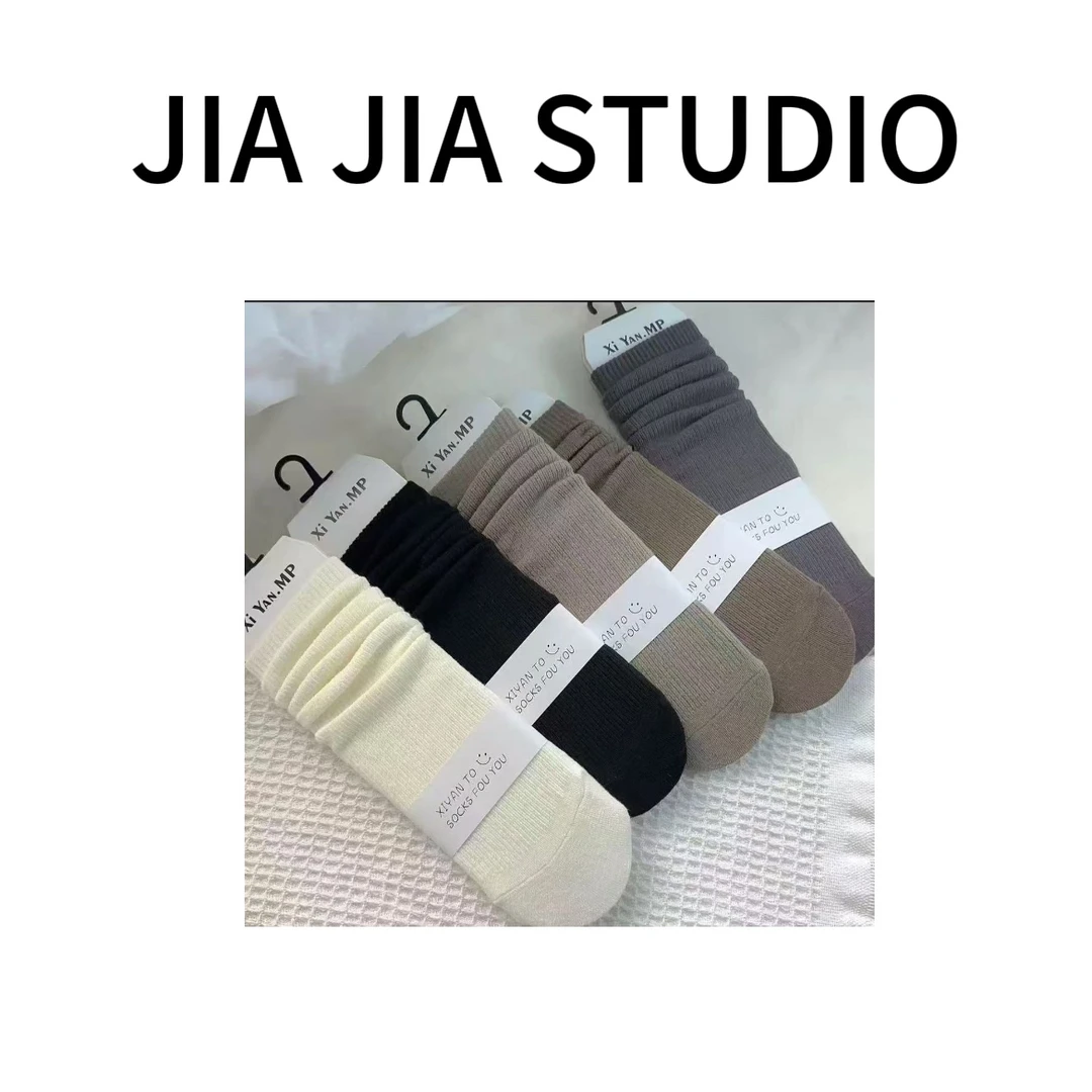 嘉嘉推荐#388【早春款】针织堆堆袜