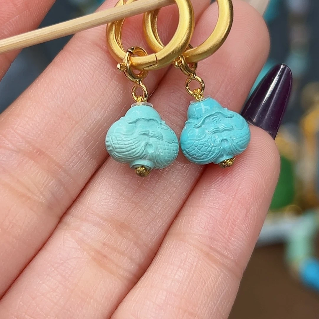 绿松石珠宝奇石未镶嵌