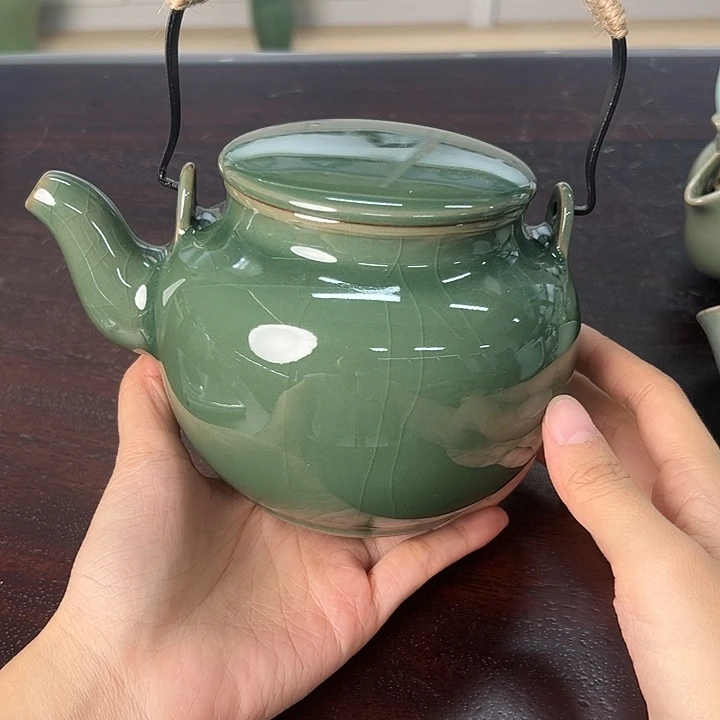 龙泉云间青瓷小米茶器