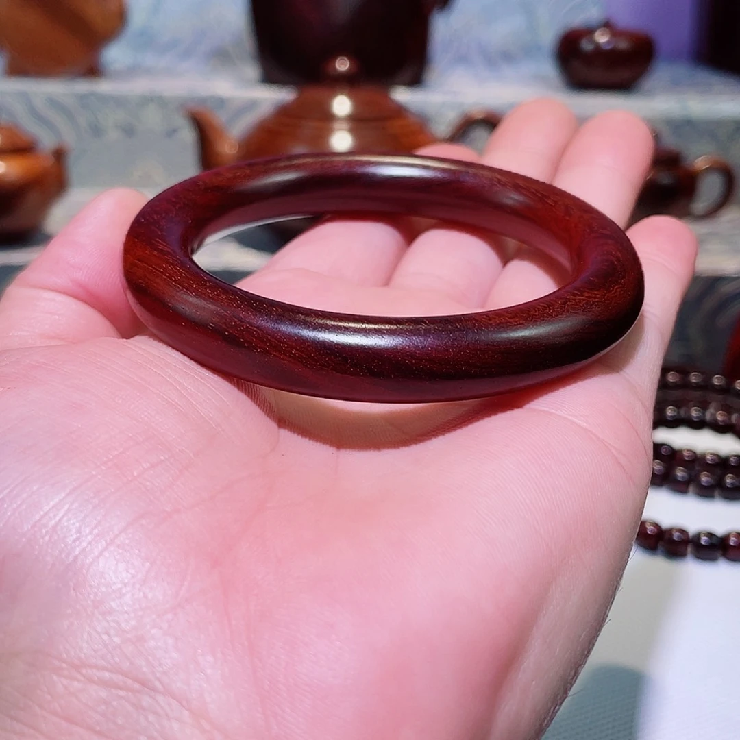 檀香紫檀（小叶紫檀）手镯6.1圈口