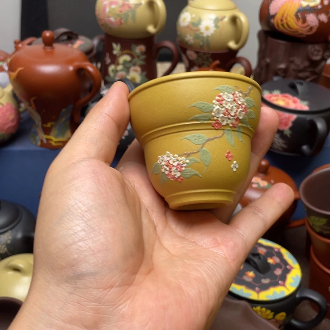 紫砂茶杯紫砂主人杯80cc