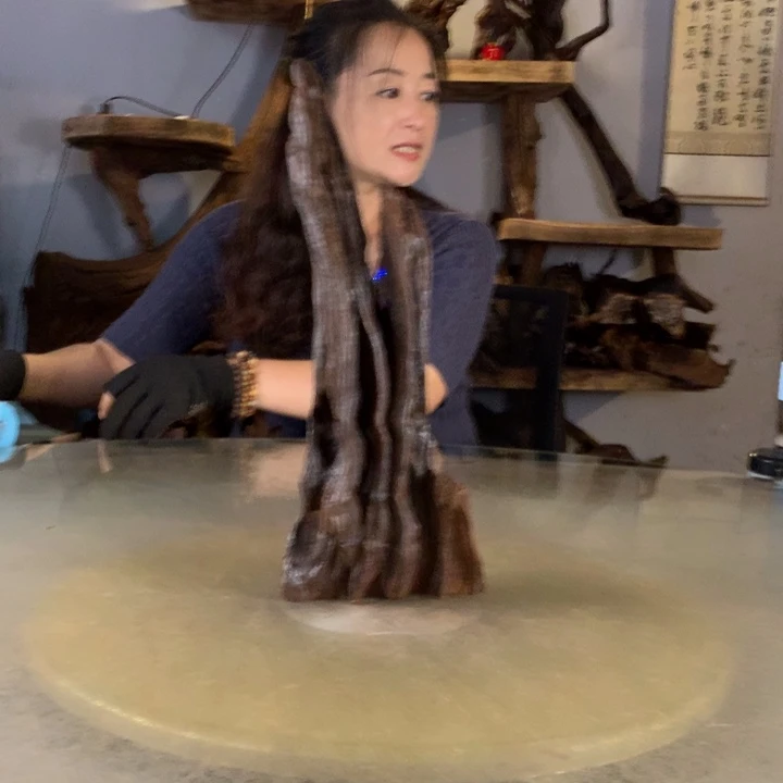 飞***虎天然的云南紫柚木会黄水