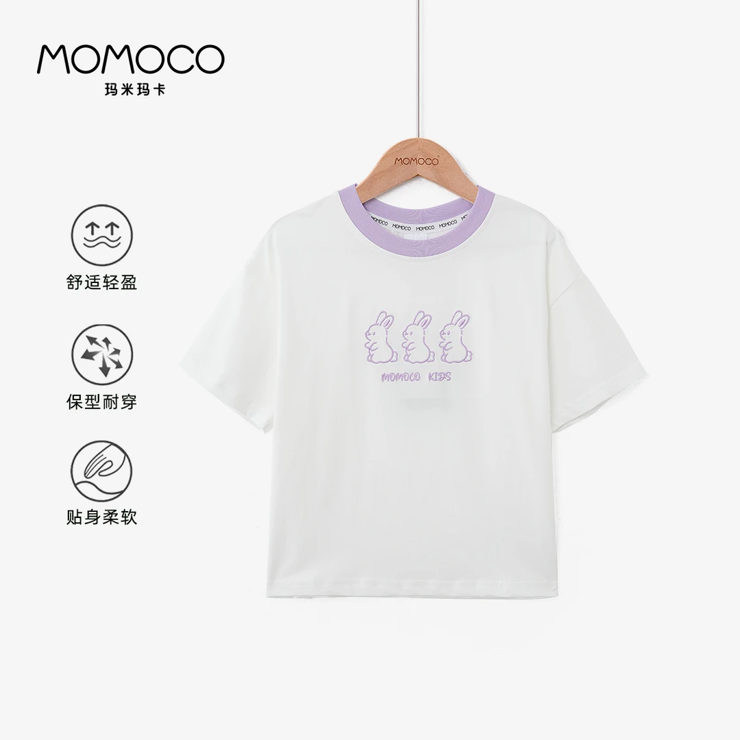 MOMOCO夏季新款女童短袖77630235018