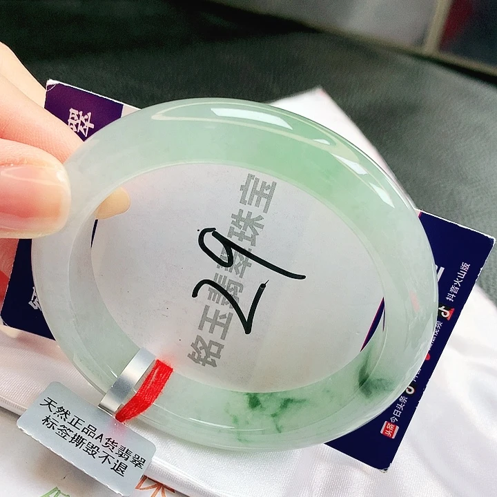 翡翠未镶嵌手镯缅甸天然a货翡翠手镯