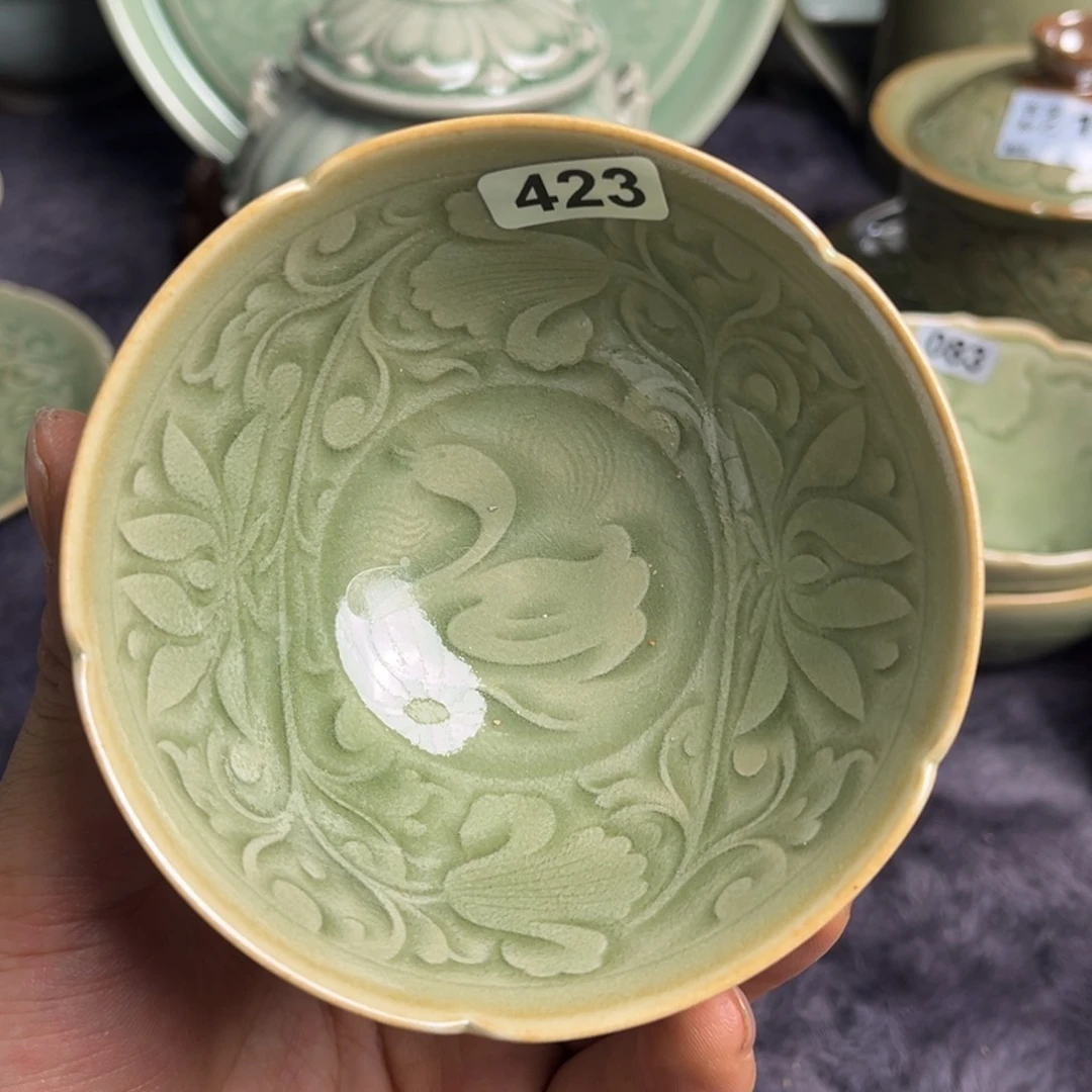 瓷手工老货杯子特价 423