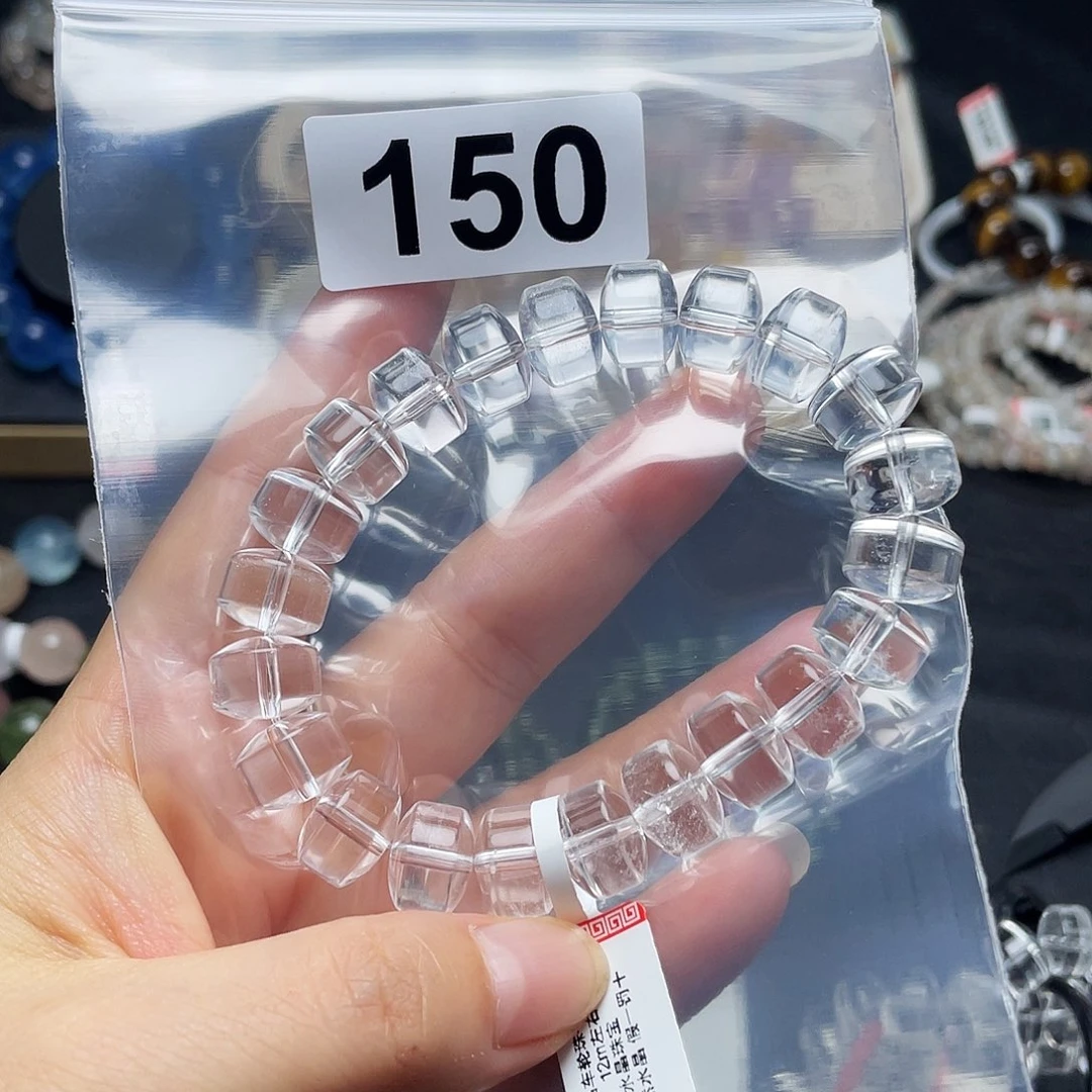 水晶未镶嵌手串手串150。
