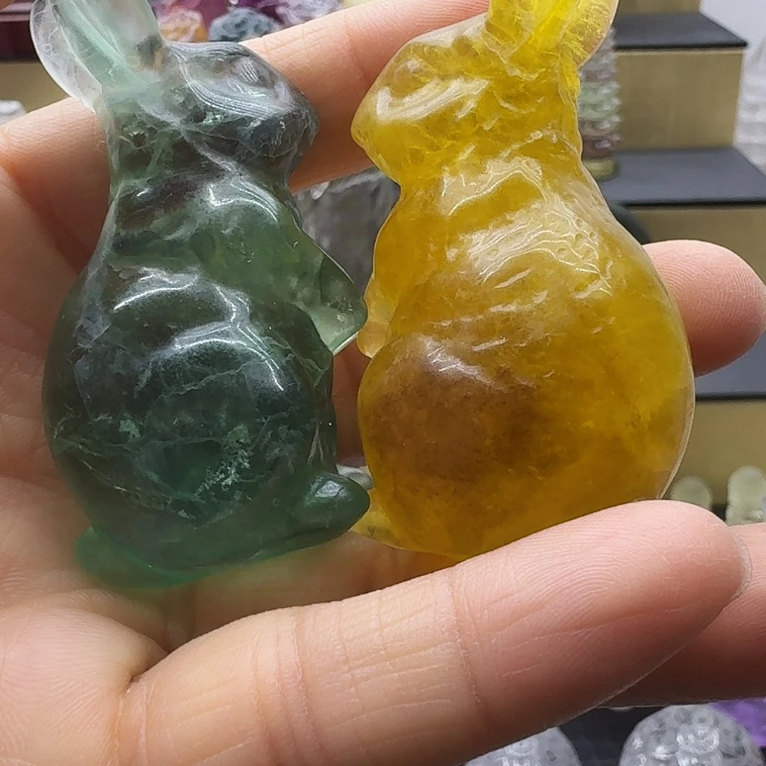 摆件未镶嵌水晶兔子