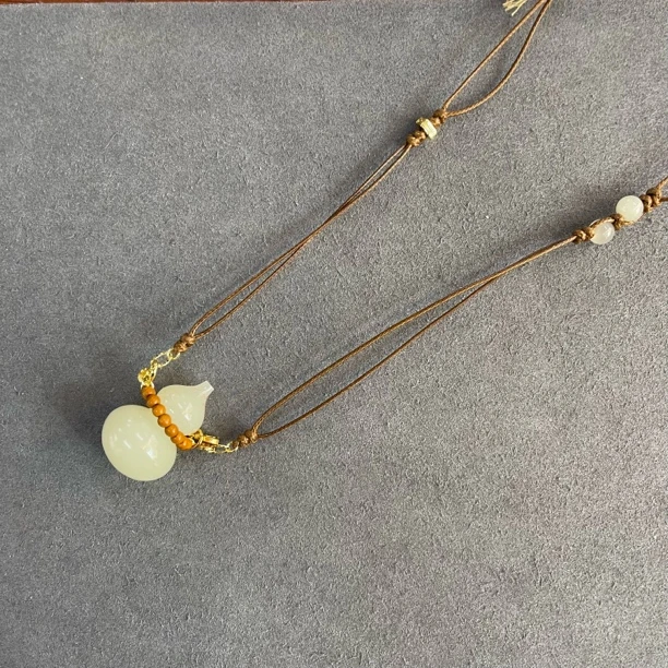 B370-新中式编织葫芦项链5102