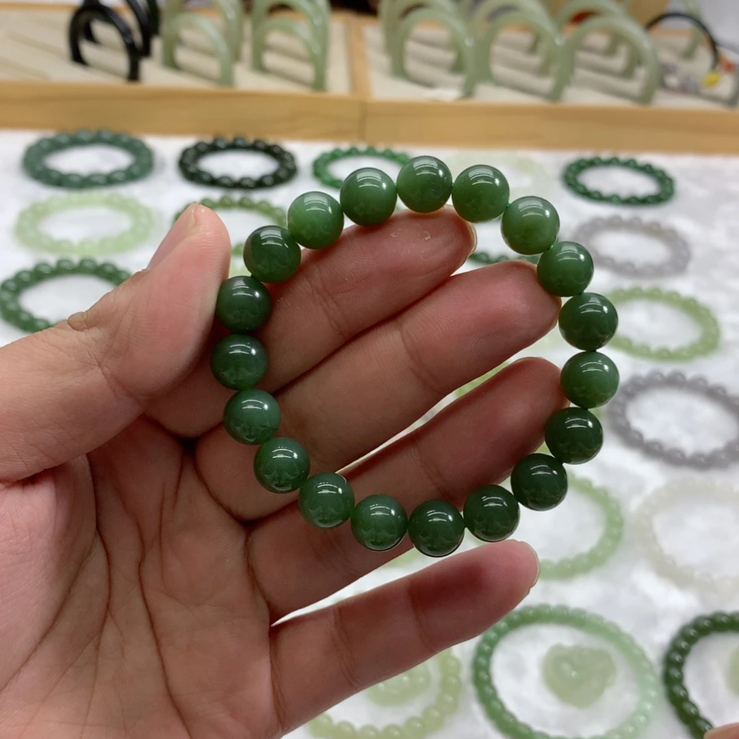 未镶嵌手串和田玉（碧玉10）