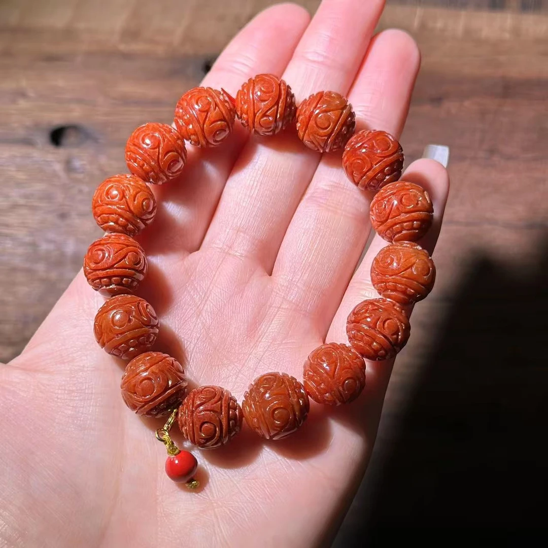 非金属玻璃手链 YS9790 红色FC单 圌手链