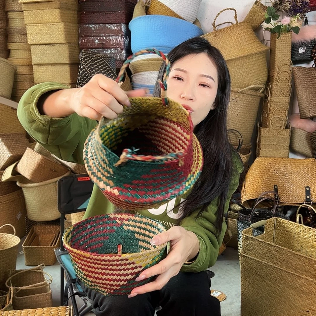草编草编包/草编收纳盒微瑕疵