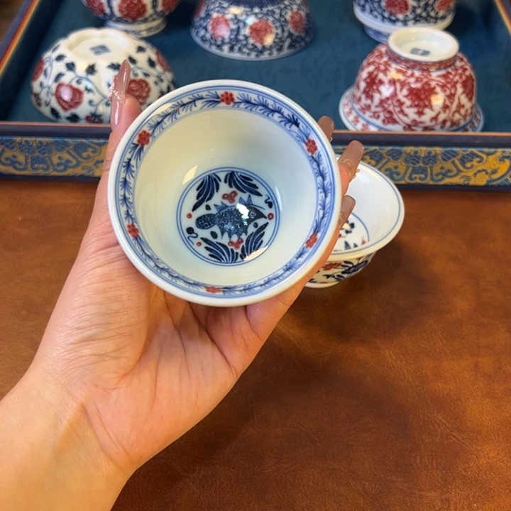 瓷片景德镇陶瓷手工手绘