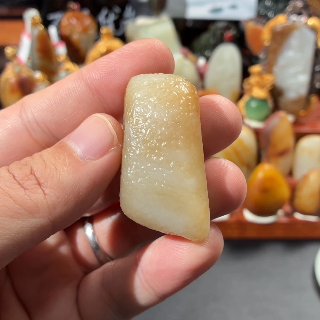 和田玉未镶嵌挂件36.9g