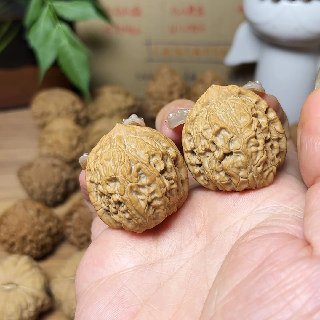 全品无修文玩核桃四喜