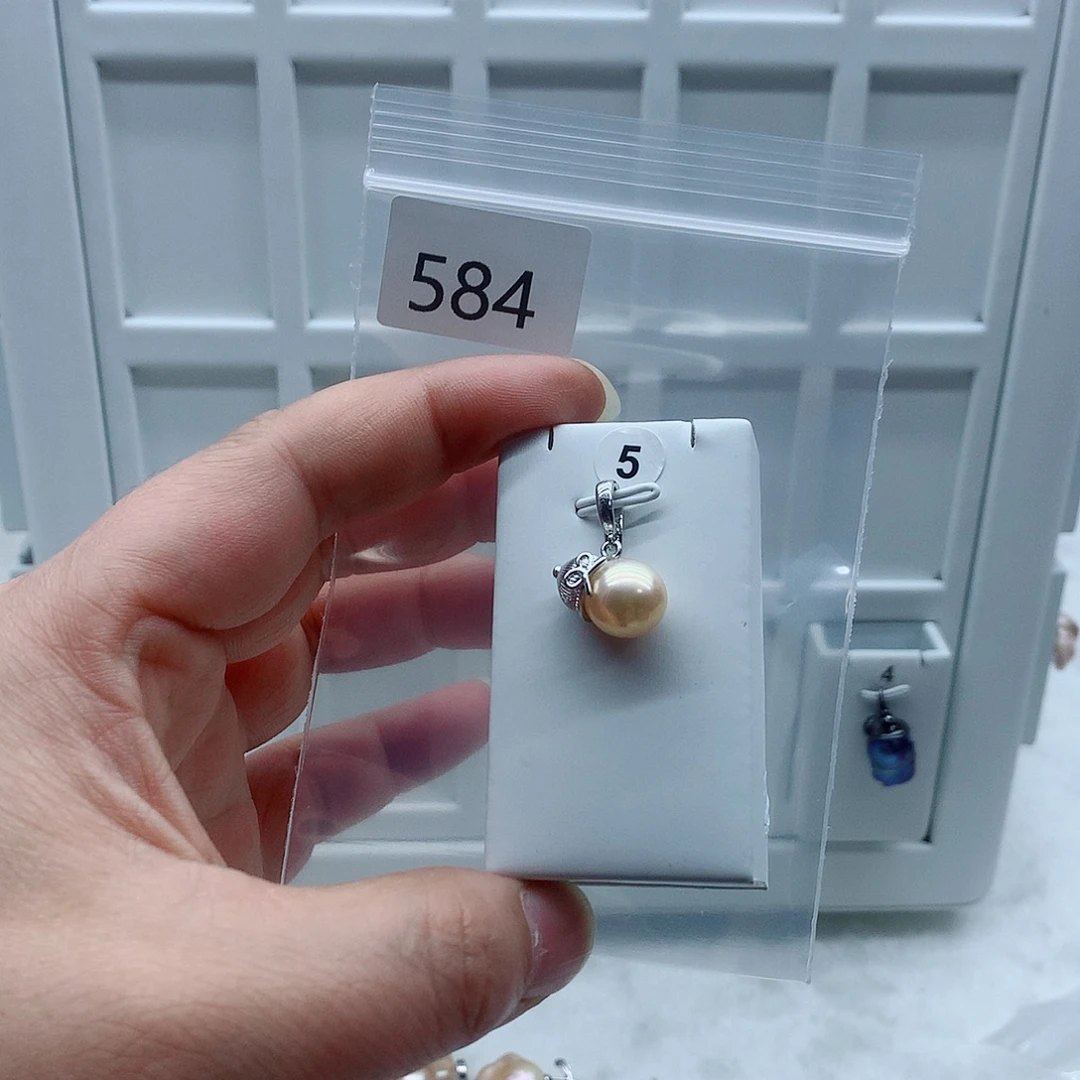 淡水珍珠合金吊坠(不含链)