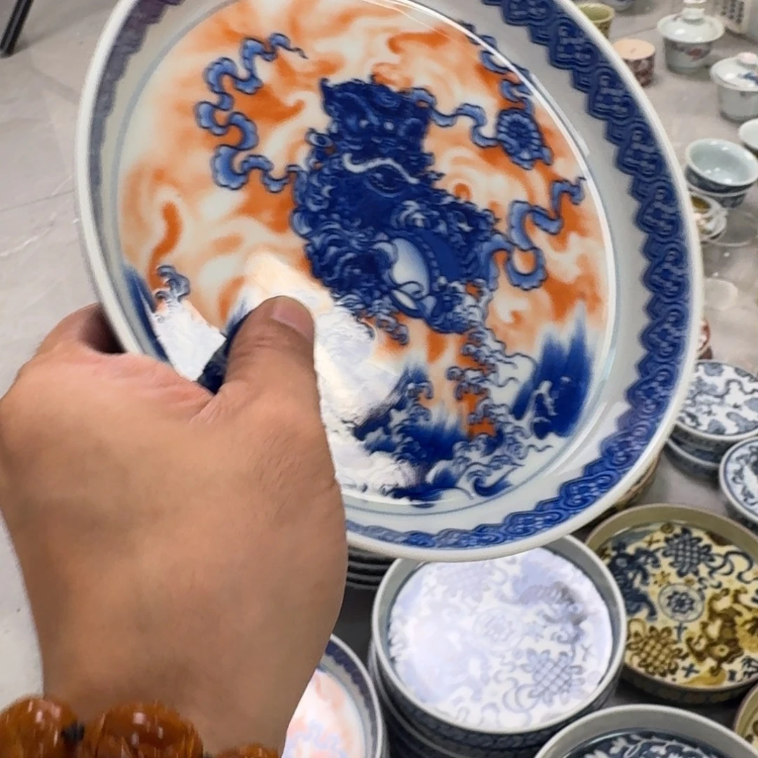 杯梵红狮子大壶承