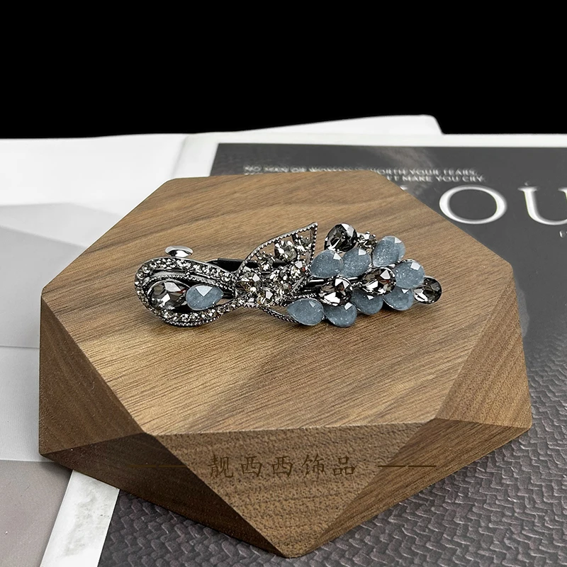 【LXX靓西西】8017 法式鱼尾时尚感6.5厘米弹簧夹