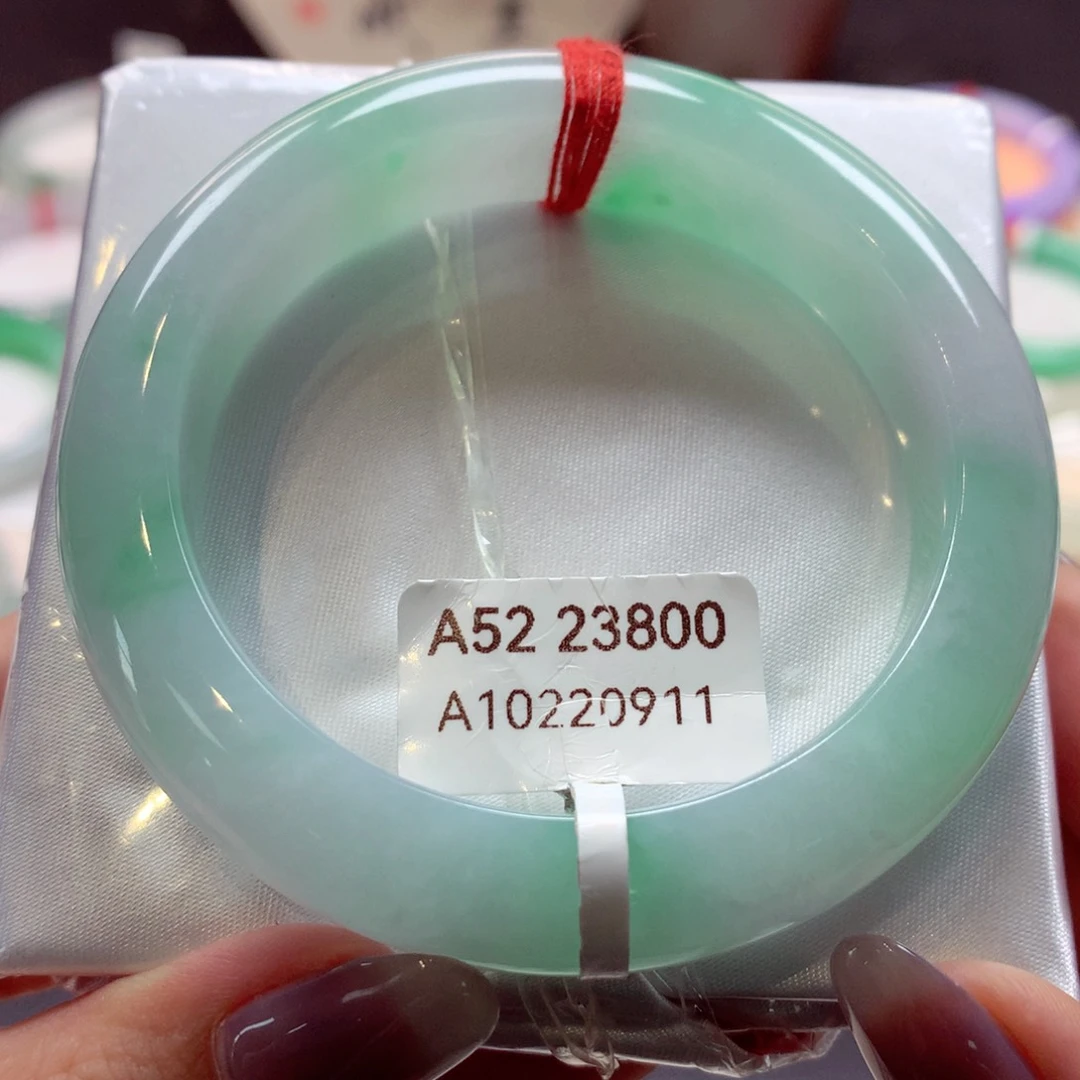 翡翠手镯未镶嵌正圈33（24号）