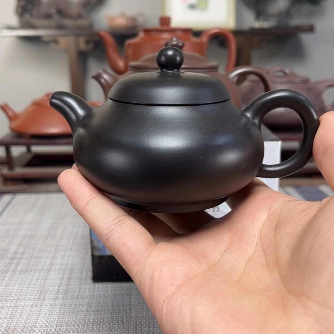 迷***鹿紫砂茶壶微瑕处理