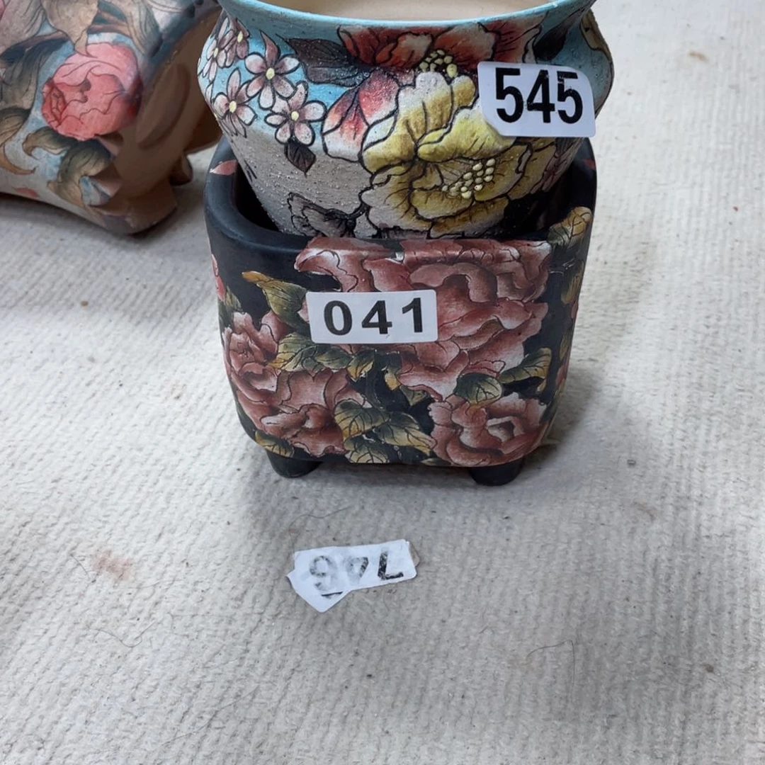 紫砂花盆月*陶瓷多肉花盆瑕疵