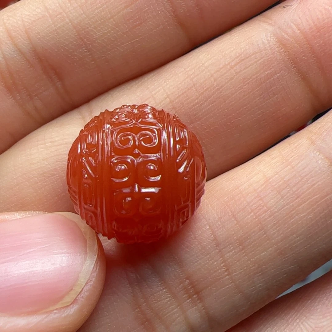 南红玛瑙珠子未镶嵌