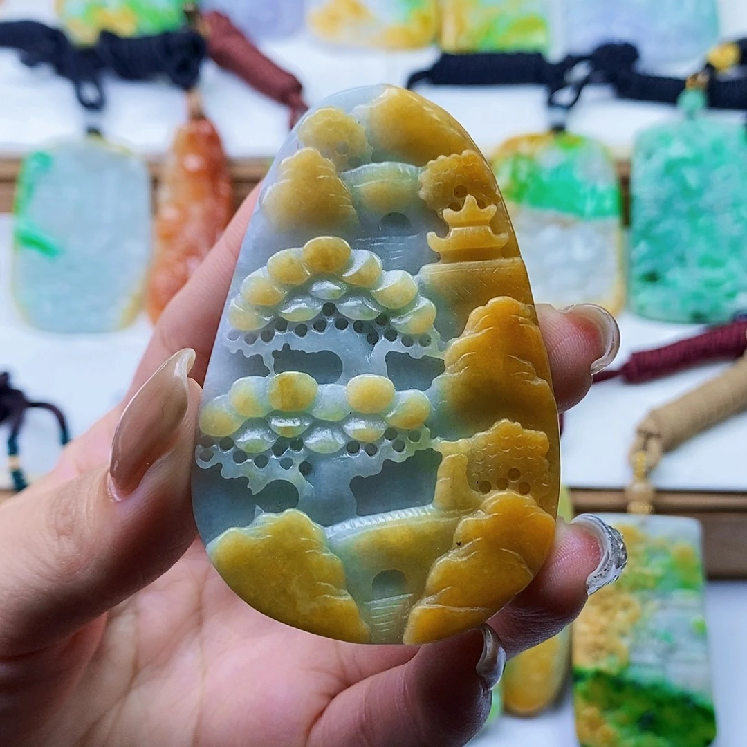 颈饰未镶嵌翡翠翡翠