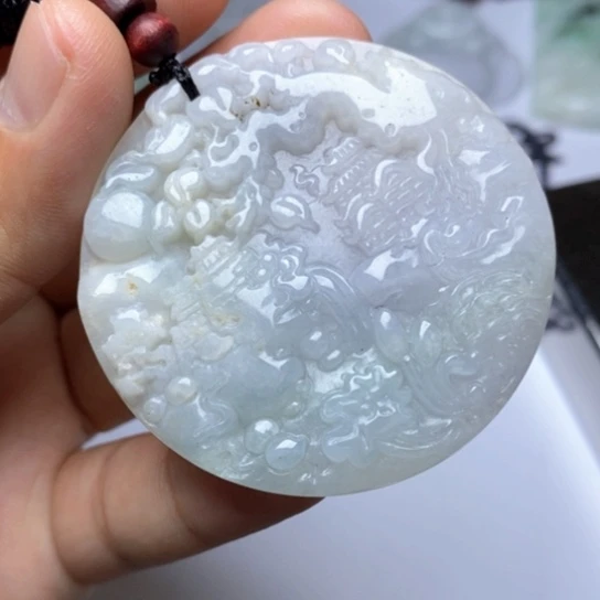 颈饰未镶嵌翡翠翡翠