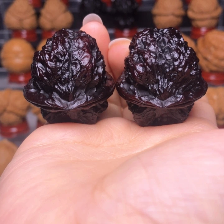 文玩核桃吊坠冬*人40霸王枪金蟾