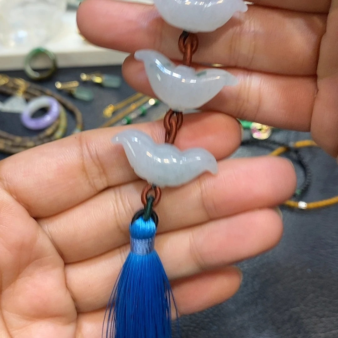 翡翠未镶嵌手链翡翠挂件