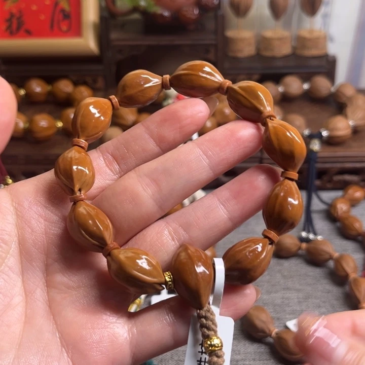 ****哥手串/手链橄榄核梅林铁核1.4*2.3