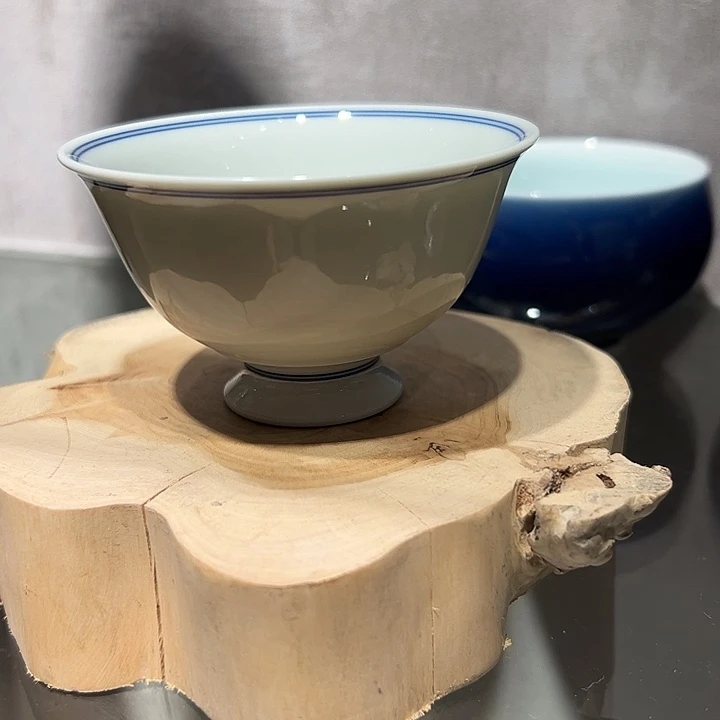 摆件景德镇高温瓷器观宋